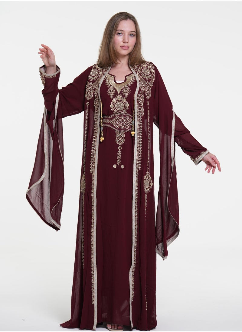 AL BENT AL SHARQIEH kaftan , arabian dress  - Image 3
