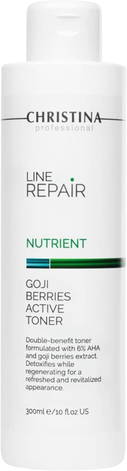 -CHRISTINA- Christina Line Repair Nutrient Goji Berries Glycolic Acid Toner for Face  Regeneration Skin Alignment Facial Toner  Suitable for Acne Black Spots 300ml