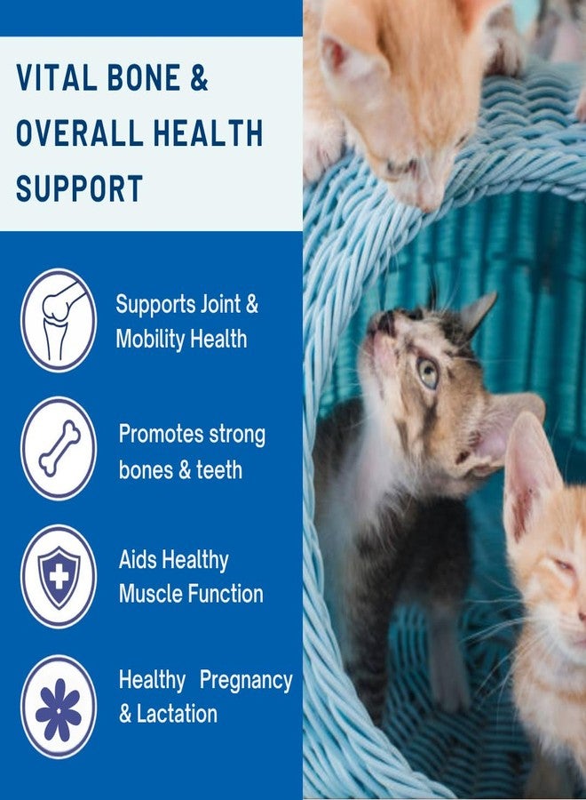 PregnaPaws Calcium for Dogs & Cats – Prenatal & Postnatal Support – Promotes Healthy Puppies & Kittens – 200 Chicken Flavor Tablets - Image 2