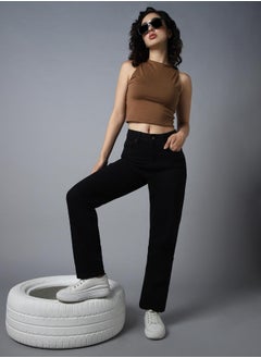 HIGH STAR Women Black Jeans  - Image 4
