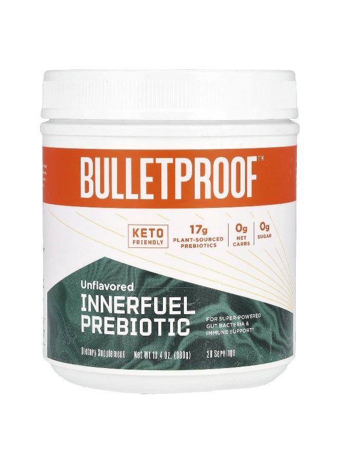 Bulletproof BulletProof, Innerfuel Prebiotic, Unflavored , 13.4 oz (380 g)  - Image 1