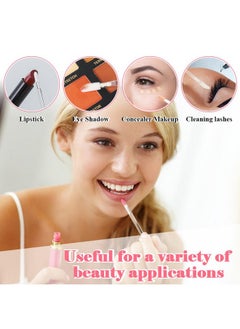 Shintop Disposable Makeup Lip Brush Lipstick Gloss Wands Applicator Perfect Make Up Tool (100Pcs Clear)  - Image 4
