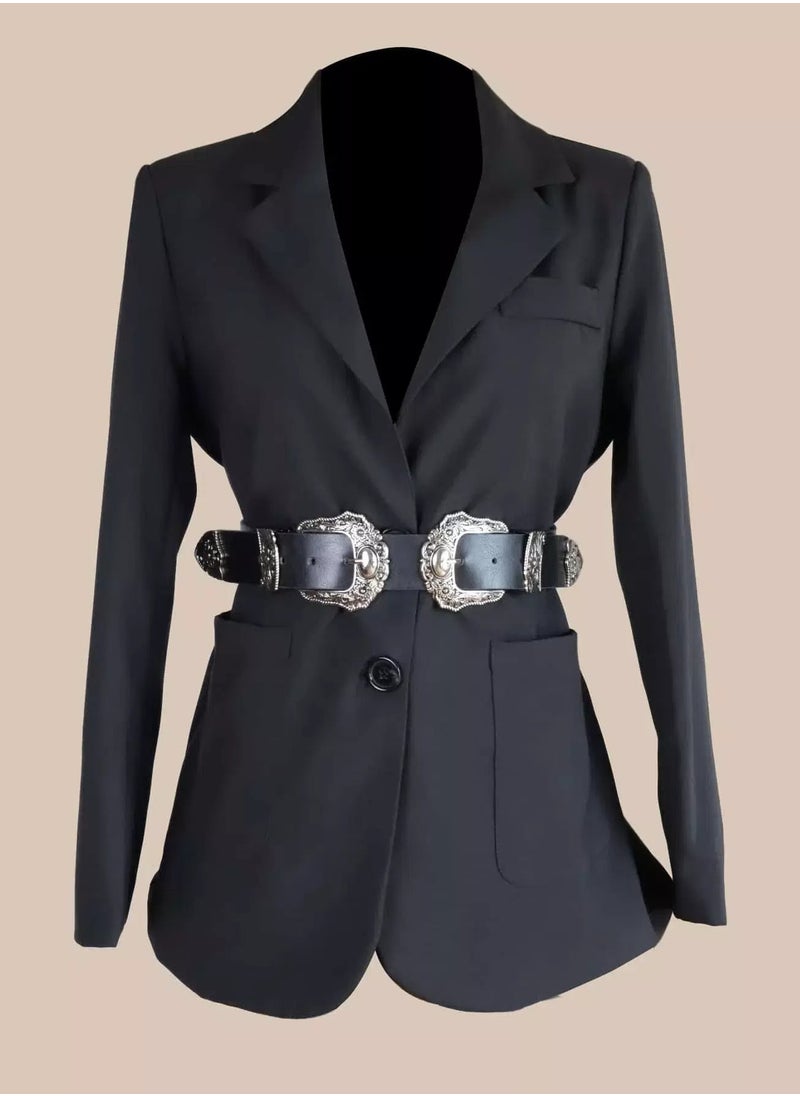 Generic Double Western Buckle Belt  - Image 3