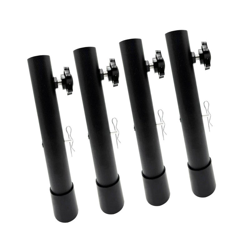 Folding Table Risers 7.8 Inch Steel 2-Level Height Extension - Secure Reinforcement Bolts Table Leg Extenders for Back Pain Relief - Image 5