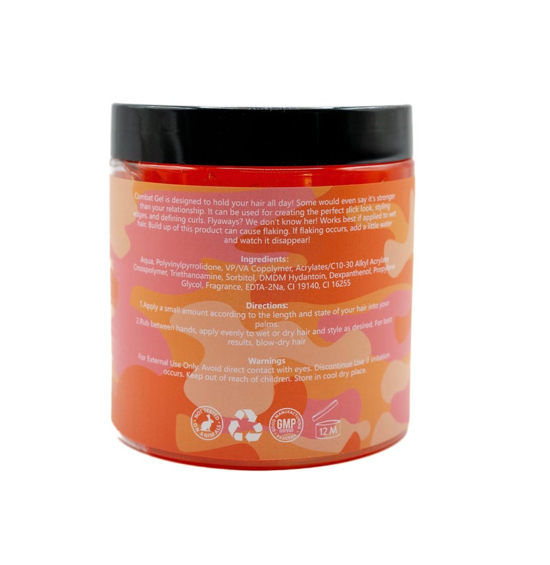 Combat Gel extreme hold hair gel (500 ML, Peach) - Image 4