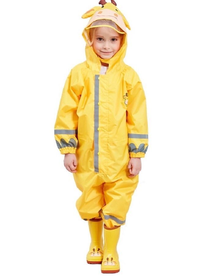Loquat Children's One-Piece Raincoat Light Hat  - Image 1