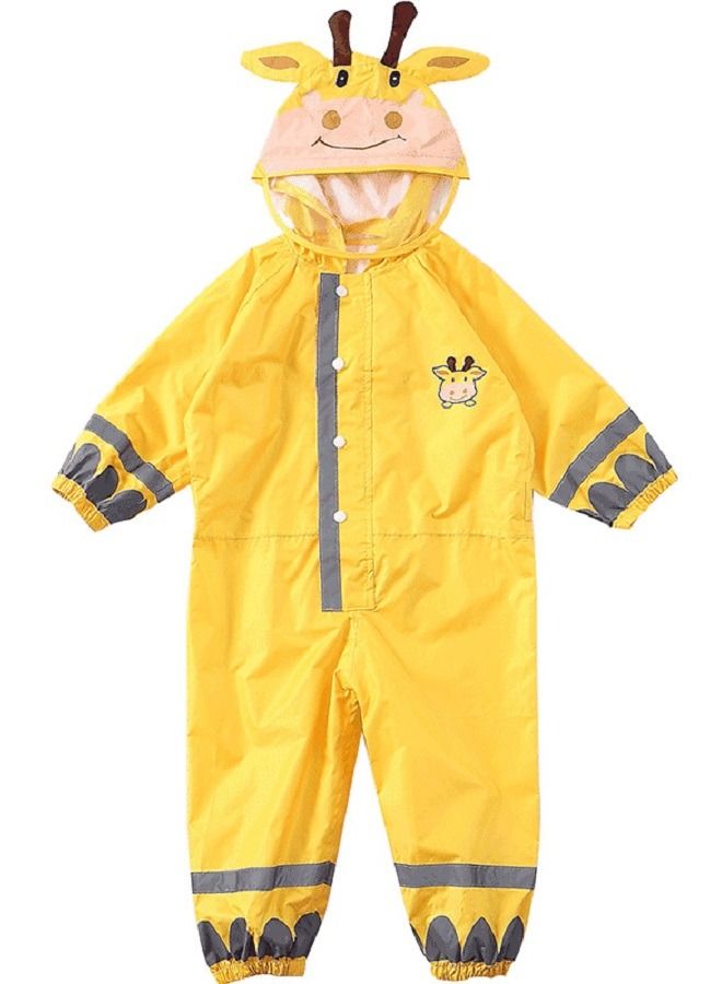 Loquat Children's One-Piece Raincoat Light Hat  - Image 2