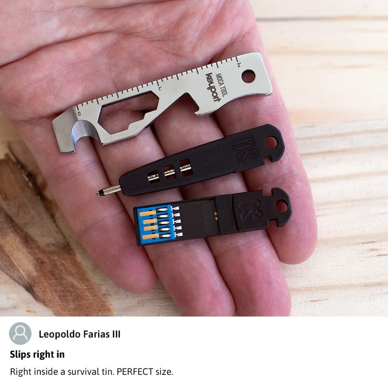 Keyport قلم كي بورت ميني - قلم EDC صغير فاخر | قلم مسطح صغير مصمم خصيصًا لمنظمات المفاتيح وحاملي المفاتيح | يستخدم خراطيش قلم تويكا الصغيرة القابلة للاستبدال (حبر أسود) - Image 4