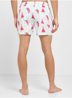 BRAVE SOUL Printed Swimshorts  - Image 3