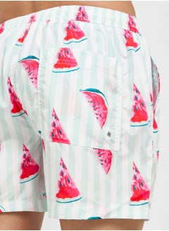 BRAVE SOUL Printed Swimshorts  - Image 5