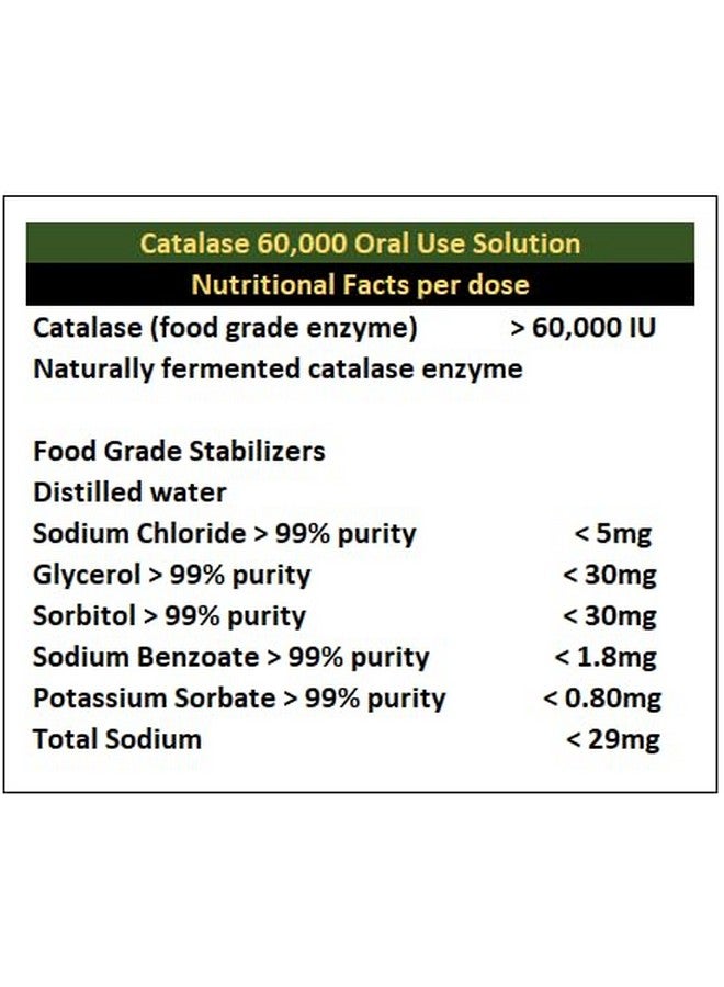 Science Smart - Highest Potency - Unique - Full Absorption - Catalase Enzyme Supplement. 62 doses for 2 Months use. (20mL). July 2025 Sale! - Image 3