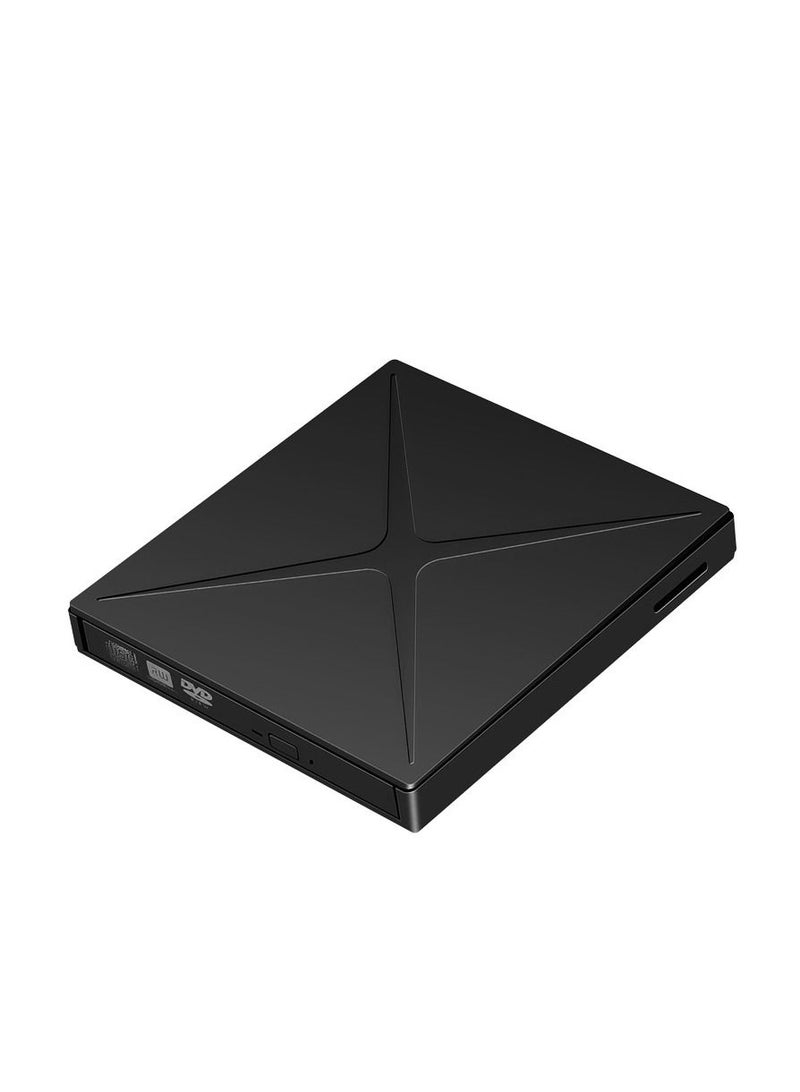 Arabest External DVD Burner Multi-function SD Card Usb Port Extension External External Burning Optical Drive - Image 1