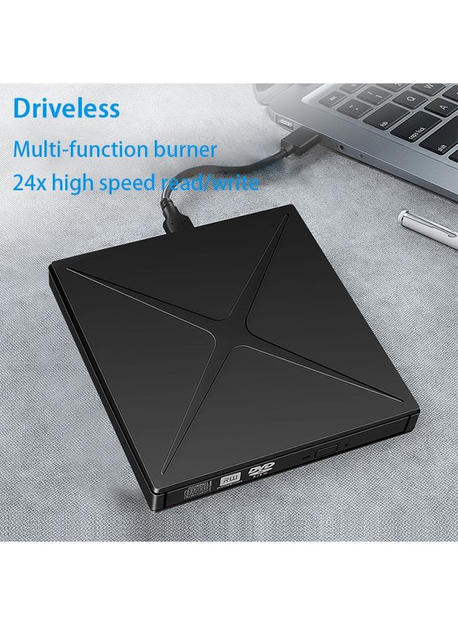 Arabest External DVD Burner Multi-function SD Card Usb Port Extension External External Burning Optical Drive - Image 5