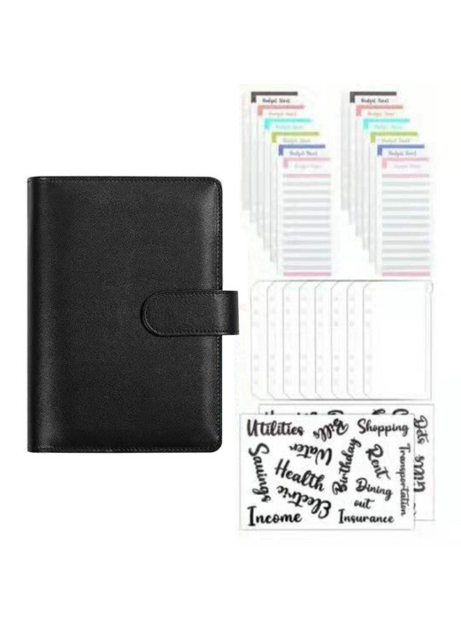 whatever Macaron Notebook Pvc Storage Bag Cash Horse Budget Card Set English Labeling Hand Book Computer - Image 1