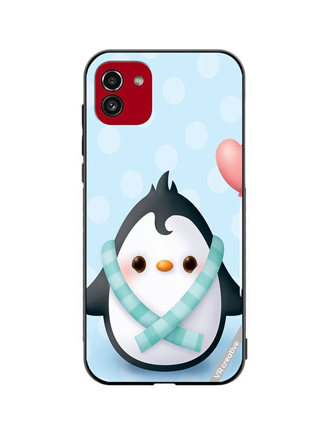 VR CREATIVE Protective Case Cover For Samsung Galaxy A03 Baby Penguin Design Multicolour - Image 1