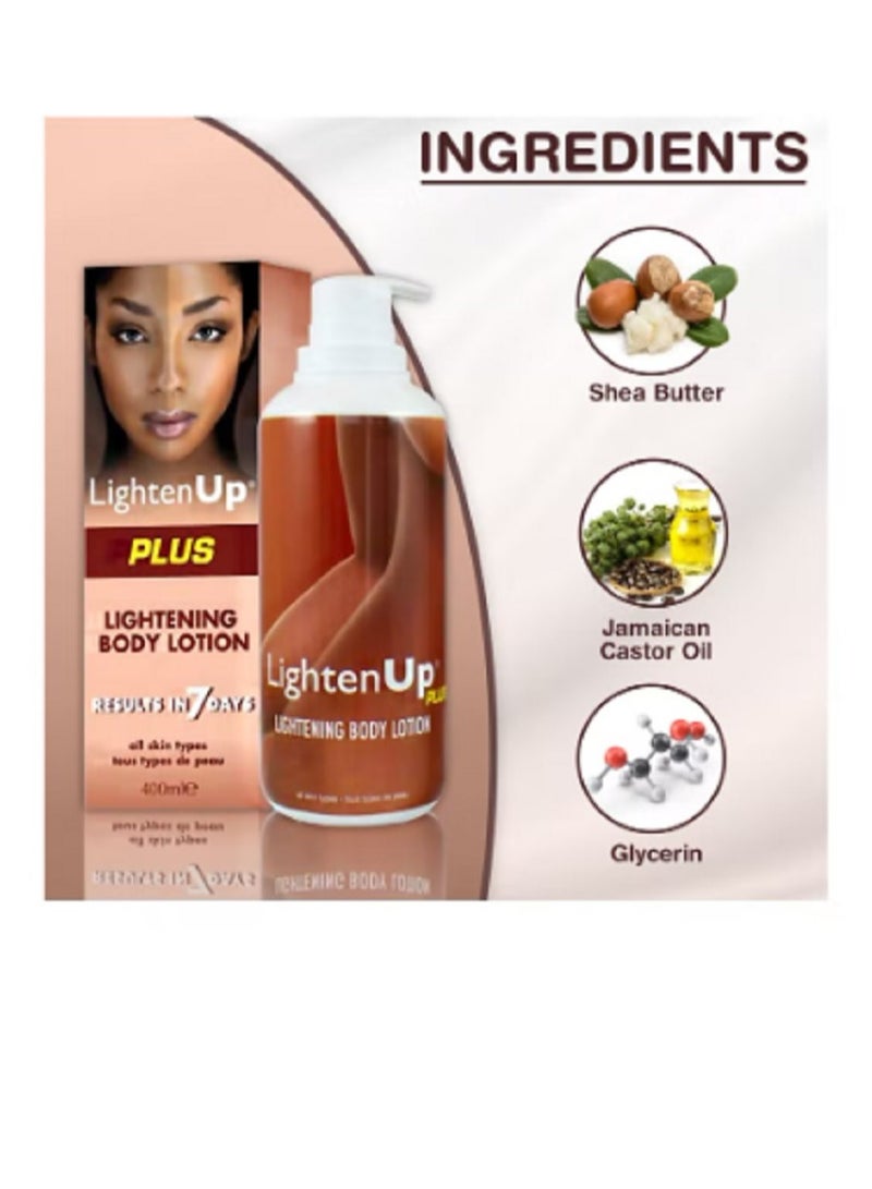 LightenUp Plus Lightening Body Lotion 400ml - Image 2