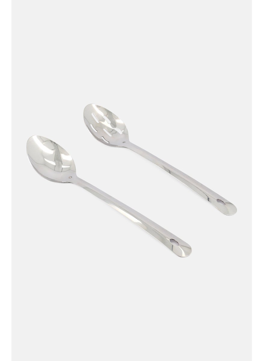 Bombay - 2 Pieces Stainless Steel Tool Set, Silver - Image 1