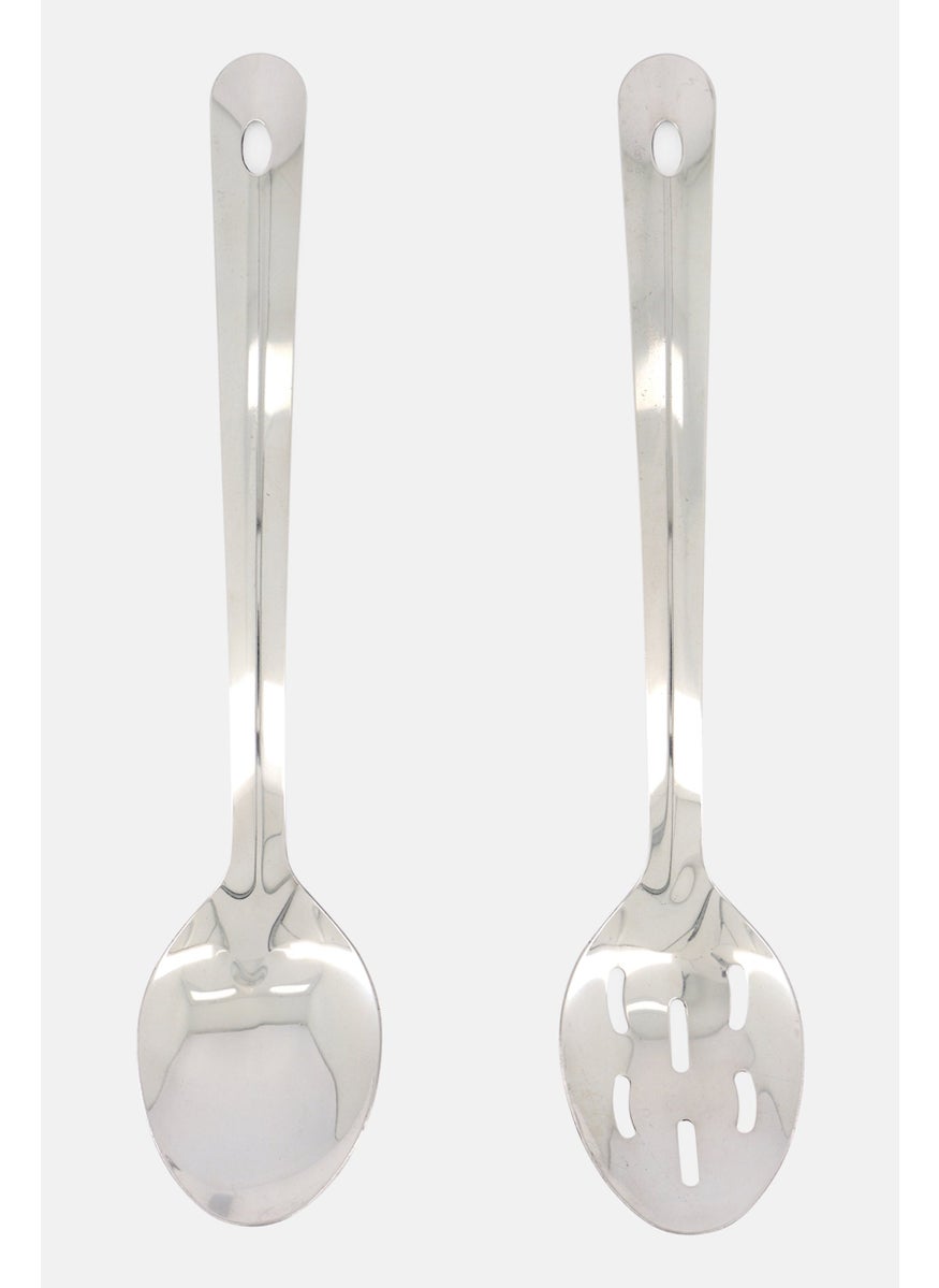 Bombay - 2 Pieces Stainless Steel Tool Set, Silver - Image 1