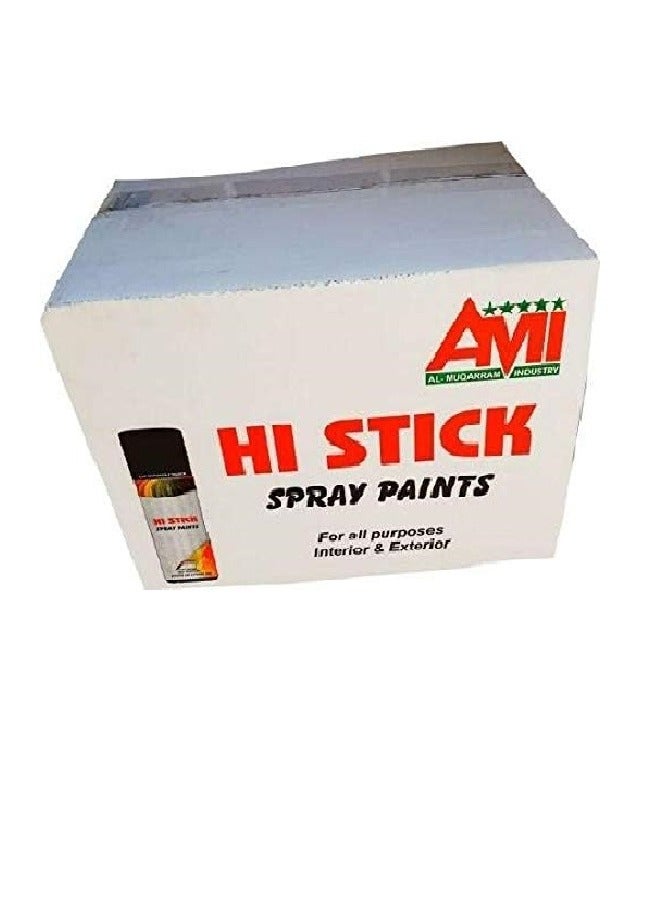 Hi Stick Medium Blue Spray Paint 12Pc In 1 Box - Image 1