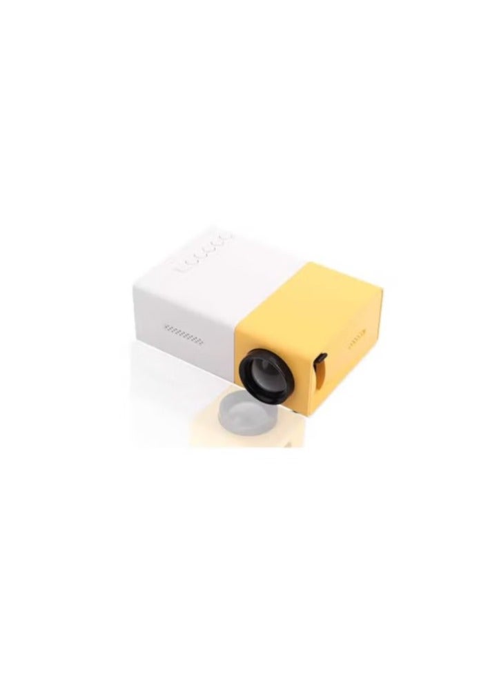 docooler YG300 Portable QVGA LED 400 Lumens Projector With Remote Control YG300 White/Yellow - Image 2