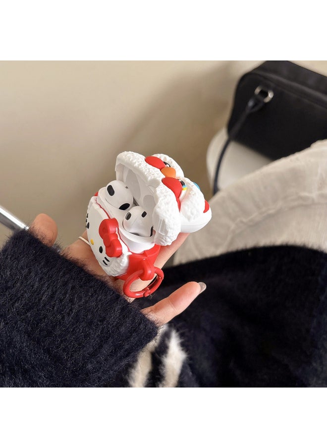 Generic - Year Headset For Apple 4 Generation AirpodsPro2 Cartoon Cute Protective Shell Premium-Color:Butter Bear With Hook-Applicable Models:Airpods 3rd Generation - Image 1