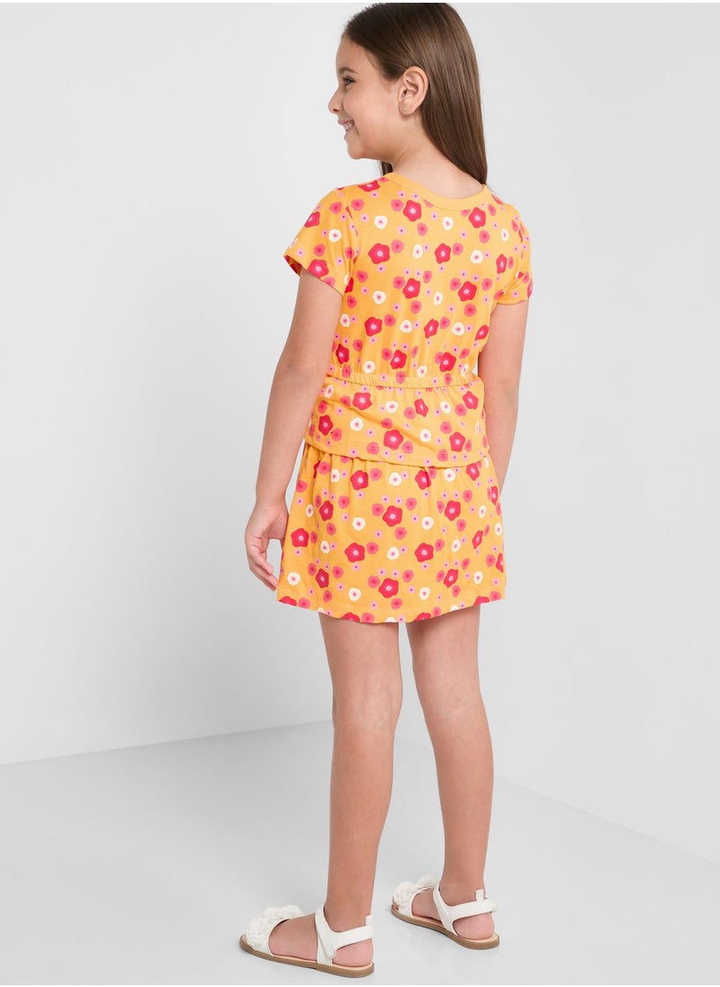 Pinata - Floral Printed Knitted Dress - Image 1