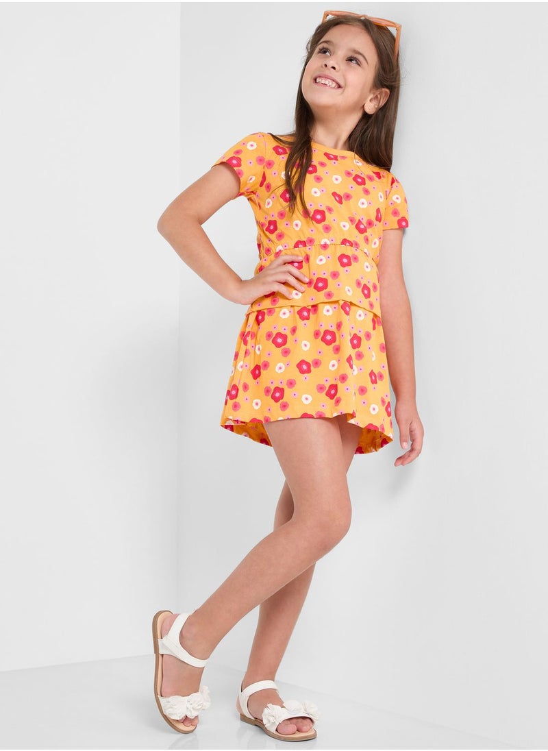 Pinata - Floral Printed Knitted Dress - Image 1