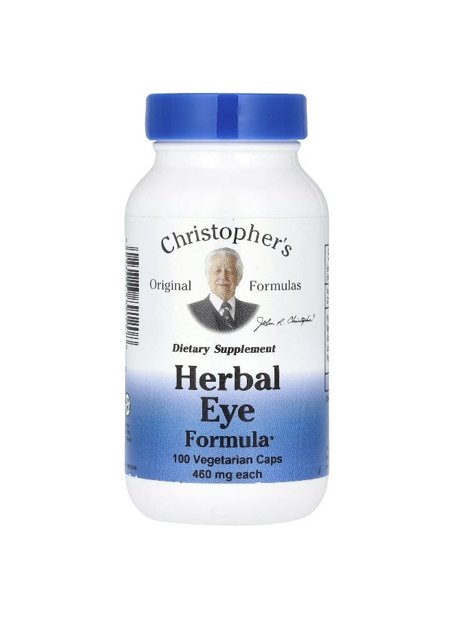 Christopher's Original Formulas, Herbal Eye Formula, 920 mg, 100 Vegetarian Caps (460 mg per Capsule)