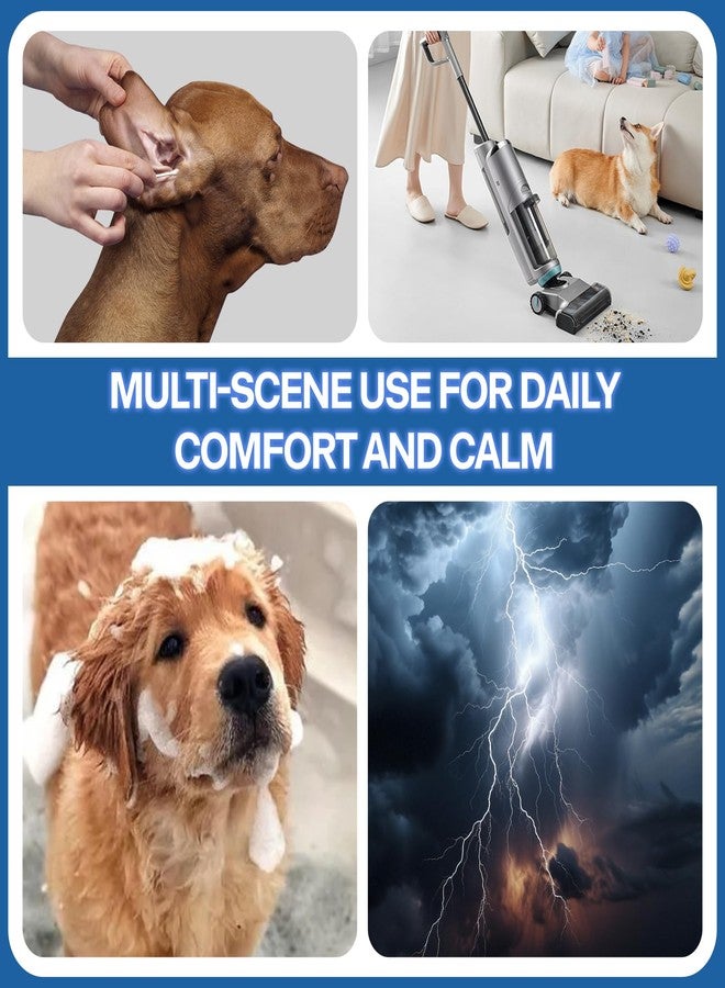 AOOLMOL Dog & Cat Calming Hoodie – Soft Double-Layer Ear and Neck Cover for Anxiety Relief & Noise Protection, Elastic Pet Head Wrap for Grooming, Bath, Drying & Fireworks - Image 5