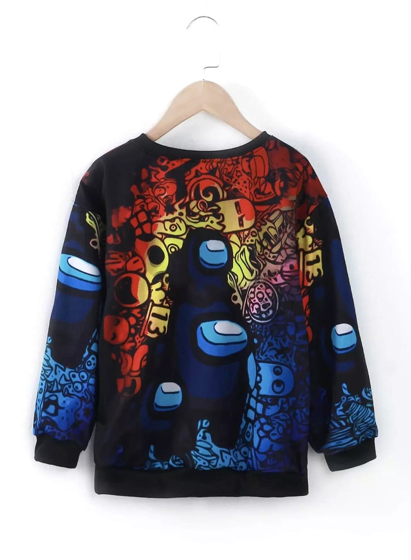 Toddler Boys Cartoon Graphic Sweatshirt  - Image 2