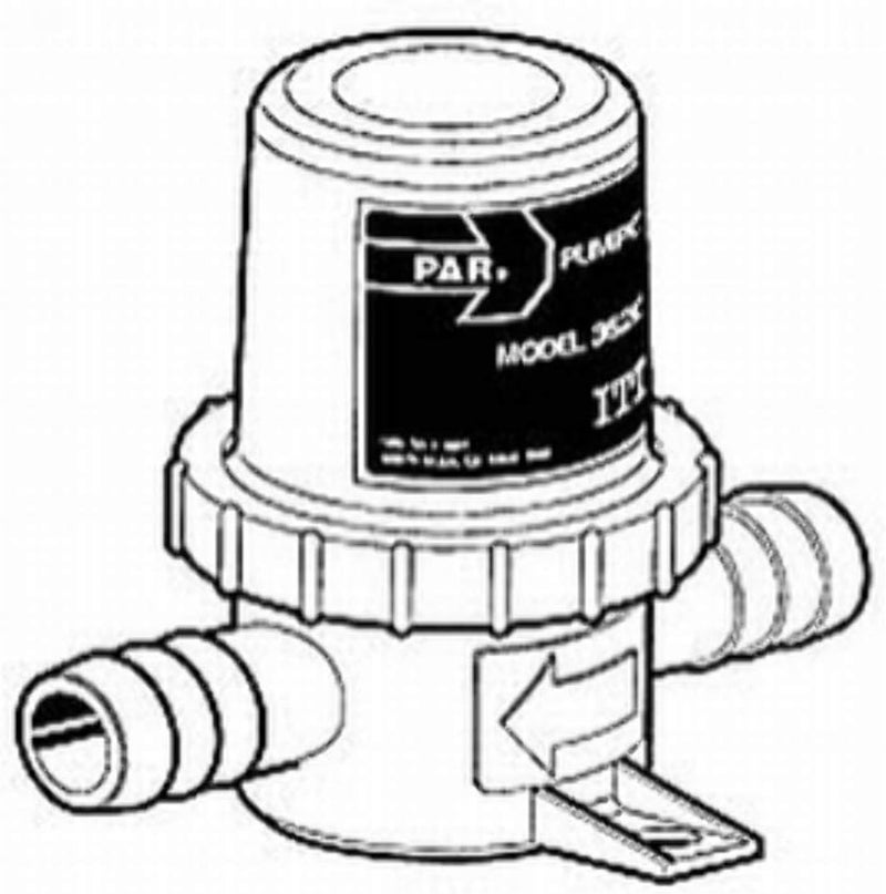 Jabsco Pumpgard in-Line Strainer 3/4 Hose - 40 Mesh - Image 2