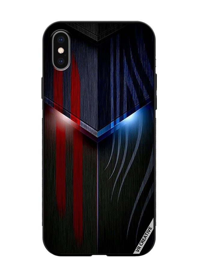 VR CREATIVE Protective Case Cover For Apple iPhone X/XS Abstract Design Multicolour - Image 1