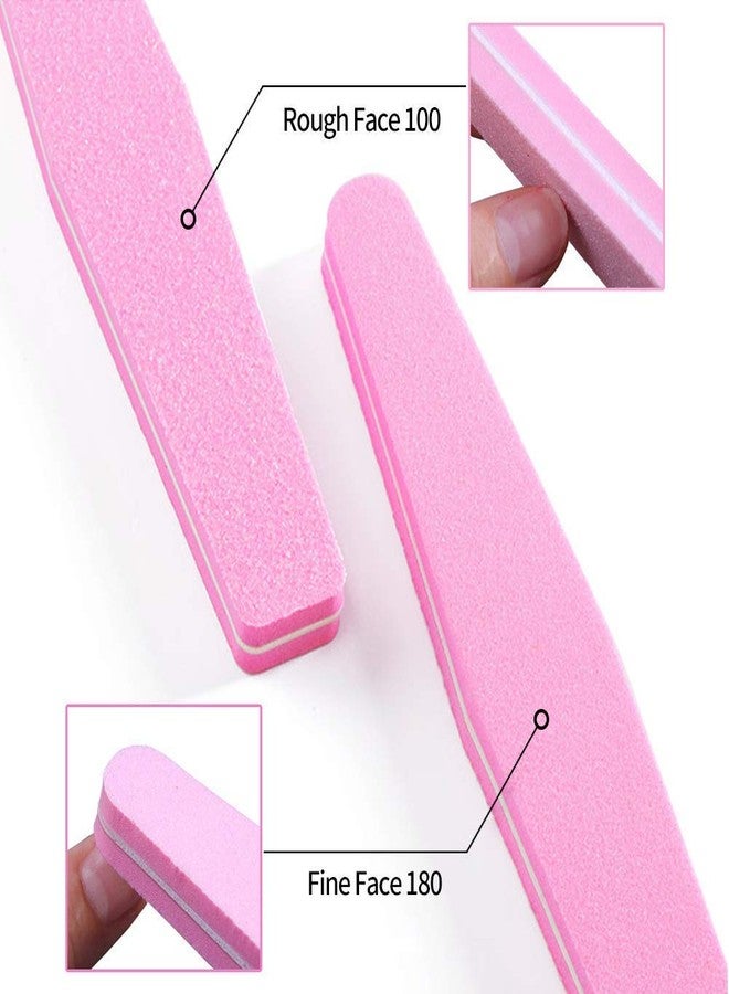 Bolt Bee Nail Buffers, Double Sided Sponge Nail File, 100/180 Grit, Professional Nail Art Care, 10 Pieces - Image 4