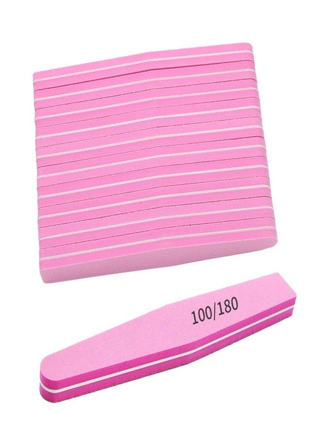 Bolt Bee Nail Buffers, Double Sided Sponge Nail File, 100/180 Grit, Professional Nail Art Care, 10 Pieces - Image 1
