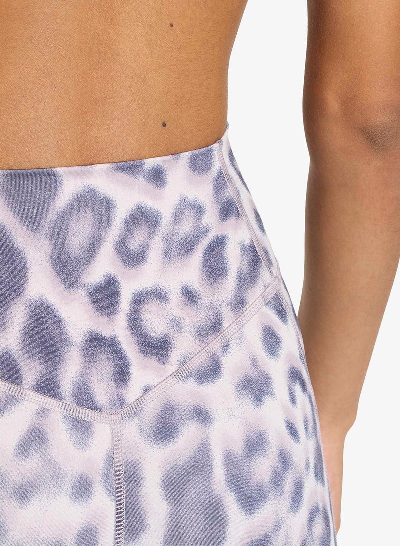 Adidas Optime Essentials Workout Leopard 7/8 Leggings - Image 4