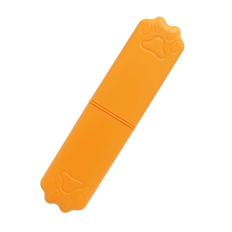 Orange Pet Comb Cat Grooming Brush Fine Teeth Detangling Fur - Image 2