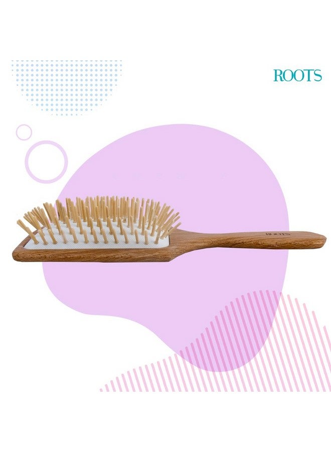 Roots - Roots Wooden Brushes -For Men & Women - Wpp-Bw - Image 3