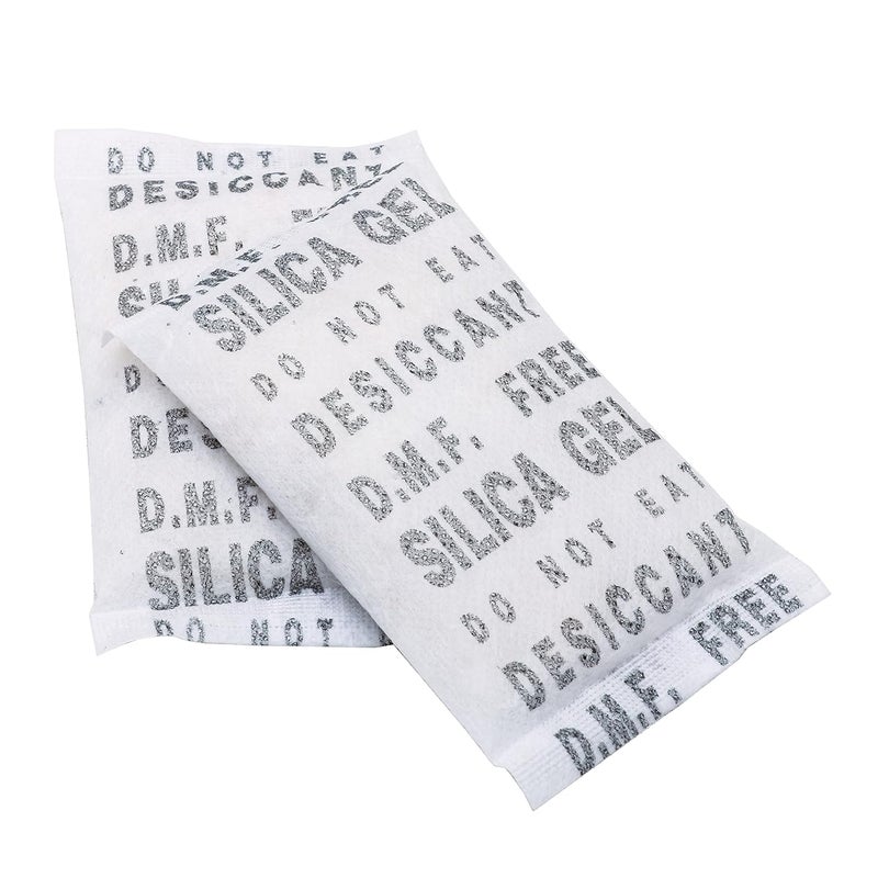 Elysian Silica Gel Crystal Pouch Moisture Absorber For Wardrobe Storage Compartment Kitchen Cabinets Almirah Shoe Rack Bathroom Uses Gel Desiccant Packs Of 500 Gram Each Pouch 50 Gram - Image 1