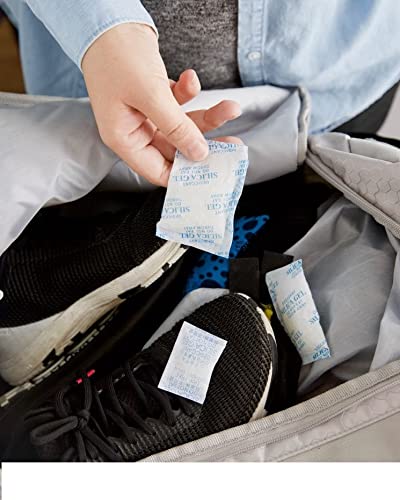 Elysian Silica Gel Crystal Pouch Moisture Absorber For Wardrobe Storage Compartment Kitchen Cabinets Almirah Shoe Rack Bathroom Uses Gel Desiccant Packs Of 500 Gram Each Pouch 50 Gram - Image 4