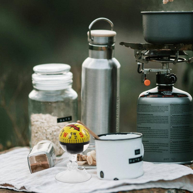 38mm Plastic Car Dashboard Compass Ball With Suction Cup For Boat Marine Outdoor Hiking Navigation - Image 5