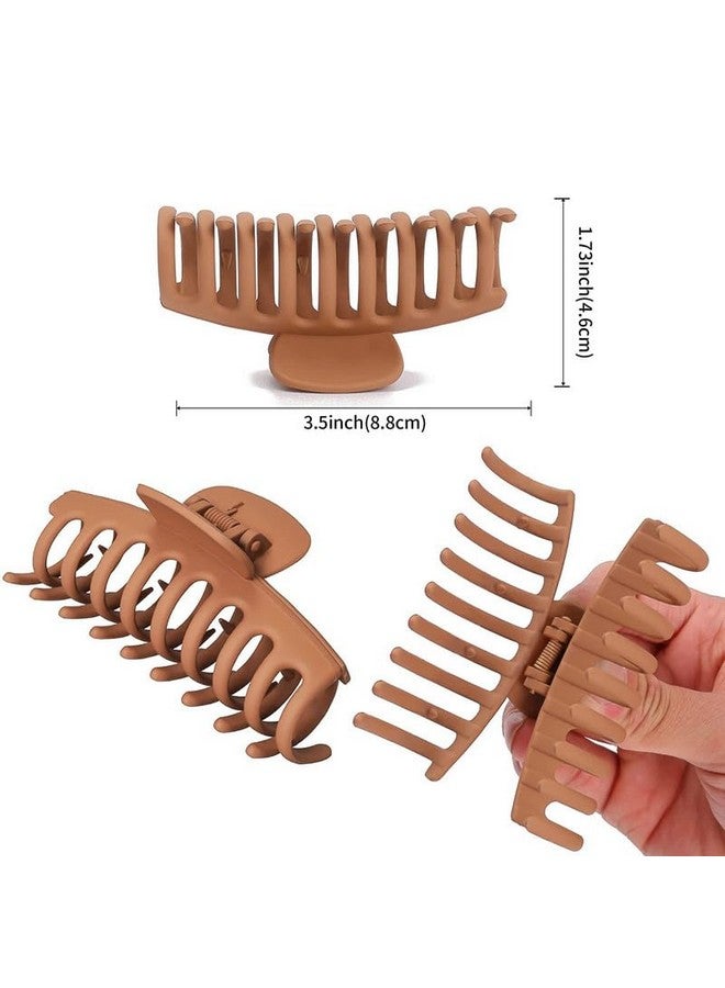 CHRONEX 6PCS Butterfly & Rectangular Hair Claw Clips Set Matte Hair Jaw Clip, Hair Extension, Hair Clips & Hair Claw for Womens & Girls - Image 4