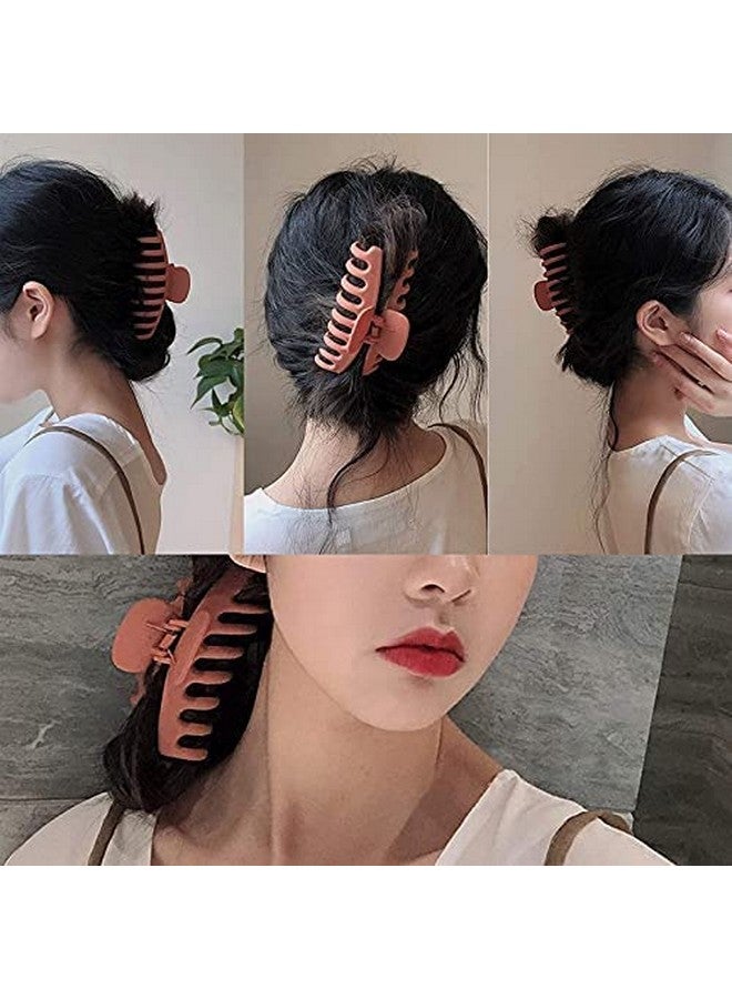 CHRONEX 6PCS Butterfly & Rectangular Hair Claw Clips Set Matte Hair Jaw Clip, Hair Extension, Hair Clips & Hair Claw for Womens & Girls - Image 5