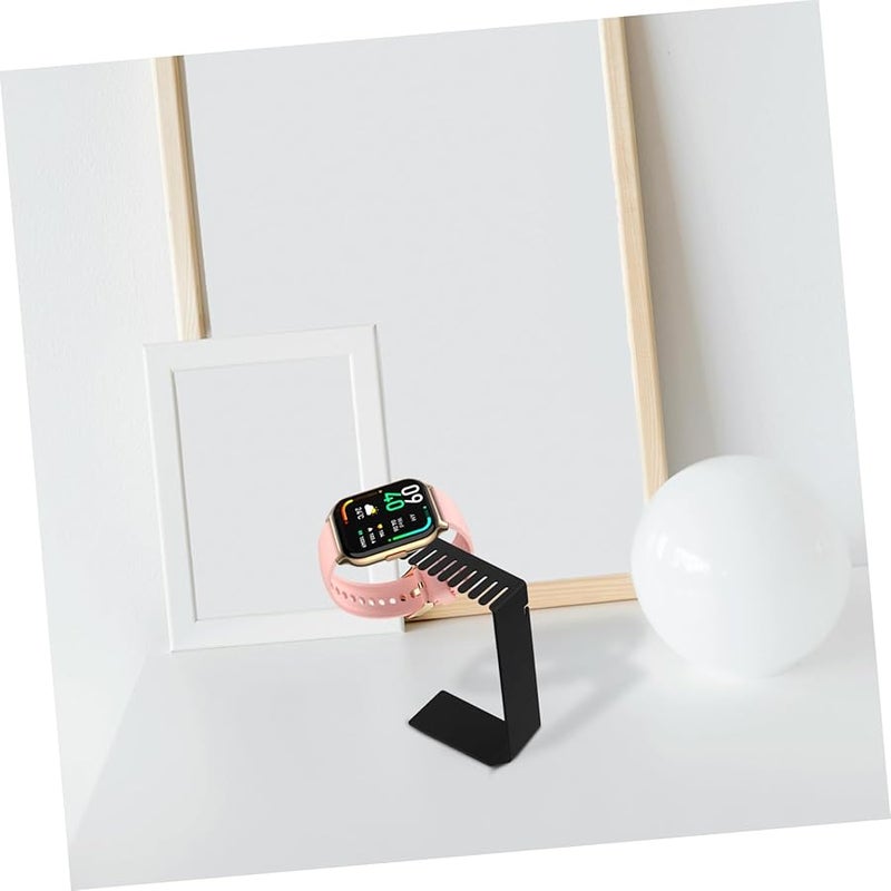 Jojofuny Weighted Charging Dock Stand With Strap Organizer Black For Nightstand Stability - Image 2