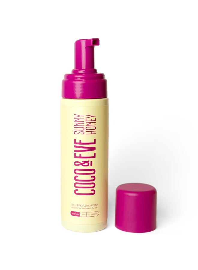 Coco & Eve Sunny Honey Bali Bronzing Foam - Medium 200ml - Image 1