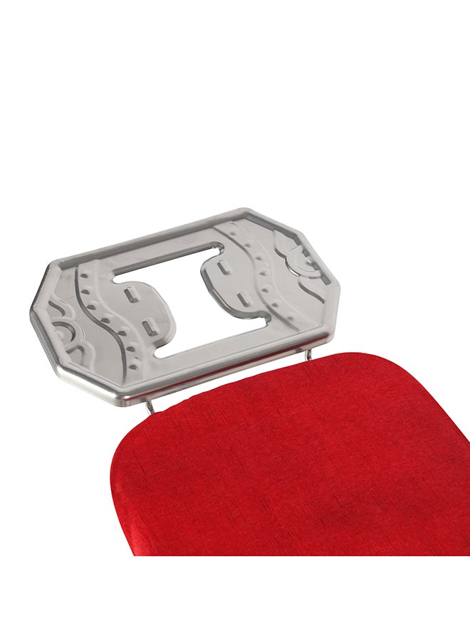 Royalford Royalford Leona Ironing Board| RF11245|Iron Table with Adjustable Height Mechanism| Heat Resistant Cotton Cover| Monoblock Metal Base - Red  - Image 3