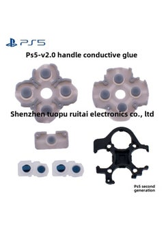 Generic PS5 Handle Key Conductive Adhesive Cross Key L1R1 Key Rubber Pad PS5 Game Handle V1 V2V3 Conductive Adhesive-Product Color:Ps5-1 Generation 2nd Generation Cross Button Glue/single  - Image 5