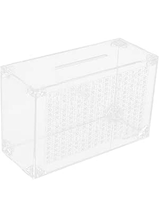 Vanzack Clear Acrylic Money Box Counter Piggy Bank for Cash Coin Savings - Image 1