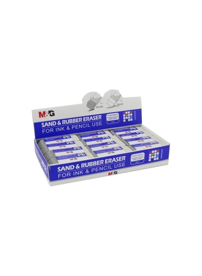 M&G Sand & Rubber Eraser, for erasable ink and  pencils - Image 2
