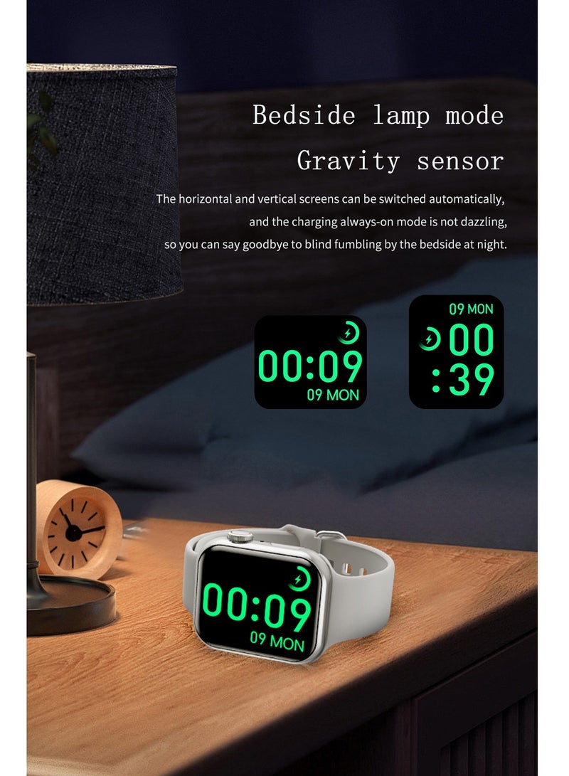GULFLINK IW9 Mini Smartwatch for Women 1.75inch Screen IP68 Waterproof Tracker Sport Fashion- Black - Image 4