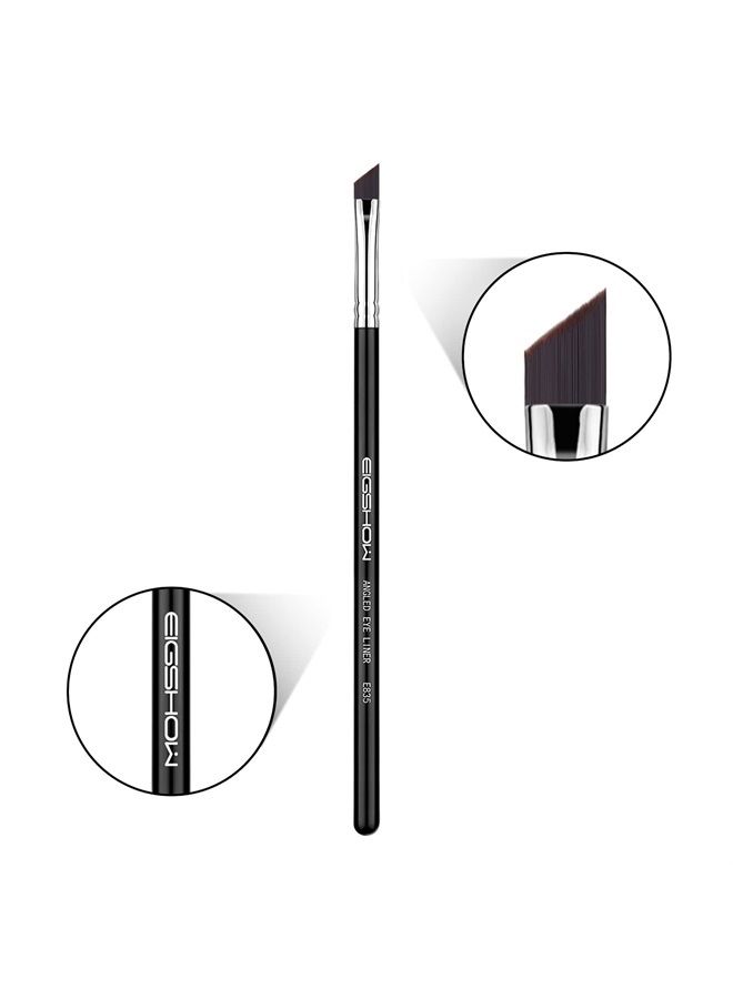 EIGSHOW Eyeliner Brush Fine Angled - PRO Precision Gel Eye Liner Makeup Brush -Ultra Thin Slanted Flat Angle - Premium Quality - Cruelty Free Synthetic Bristles (Fine Angled Eyeliner Brush) - Image 2